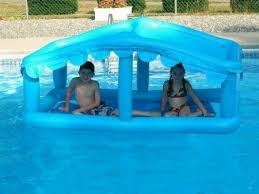 Floating Swimming Pool Sun Shade Canopy Cabana Inflatable Pool Gifts Pool Inflatable Swimming Pool