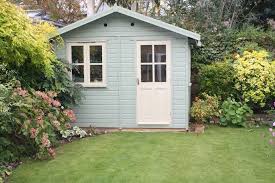 Warwick Garden Buildings Log Cabins Summer Rooms Garden Offices And Studios Painted Garden Sheds Garden Front Of House Cuprinol Garden Shades