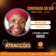 Acompanhe, no programa Atracções, o melhor do entretenimento e a  participação da Escritora Helena Lowe. Confira a boa conversa com a  convidada e o seu trabalho de literatura na #tvmiramar Hoje às