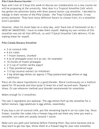 Tropics Smoothie Cafe Tropicolada Tropical Smoothie Cafe Tropical Smoothie Easy Smoothie Recipes