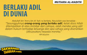 Berlaku adillah di dunia
