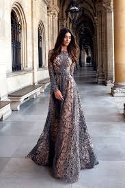 Robe longue de soirée manche longue. Robe De Soiree Longue Sur Mesure Oksana Mukha Paris