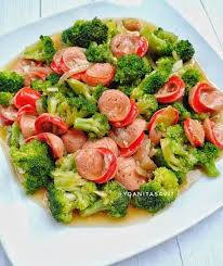 Brokoli Sosis Spicy Recipes Food Receipes Food