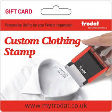 Make gift certificates they'll love. Trodat Textile Label Stamp Gift Card Stamps4u Co Uk