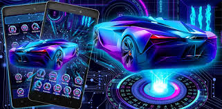 Tema Wallpaper Ikon Neon Sports Car Versi Terbaru Untuk Android Unduh Apk