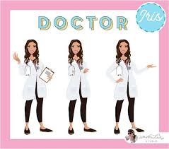 Doctor Clip Art Logo Physician Design Avatar Web Design Etsy Clip Art Art Logo Web Design