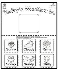 Different Kinds Of Weather Coloring Page Preschool Weather Teaching Weather Weather Worksheets