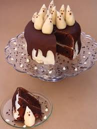 Gateau Fantome Chocolat Pate D Amande Gateau Halloween Facile Dessert Halloween Facile Decoration Gateau Facile