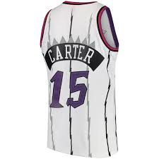 In case you didn't know how ridiculous vince carter's highlights were with the new jersey nets (and he dunked on zo 3 times)! Men S Mitchell Ness Vince Carter White Toronto Raptors 1997 98 Hardwood Classics Swingman Jersey