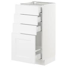 Sektion Base Cabinet With 4 Drawers White Maximera Axstad Matt White Ikea In 2021 Base Cabinets Ikea Tall Cabinet Storage