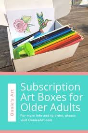 Art Subscription Boxes For Older Adults In 2020 Art Box Subscription Art Subscription Older Adults