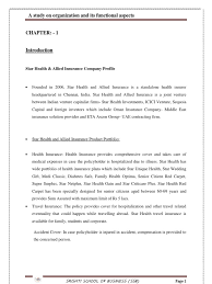 One can write insurance claim letter to the insurance company for a car accident, medical claim, for damaged goods, or for pending. Star Health Final Project Insurance Human Resource Management