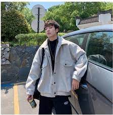 Korean Style Winter Thick Men Jacket Cosmique Studio In 2021 Asian Men Fashion Korean Street Fashion Men Streetwear Men Outfits