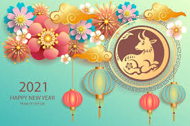 Chinese New Year 2021 Wallpaper Happy Year Of Ox 2021 Cow Bull In 2020 Chinese New Year Wallpaper Chinese New Year Images Chinese New Year