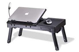 Maybe you would like to learn more about one of these? Laptop Stand With Cooling Fan Led Light Portable Desk Table For Laptops With 4 Usb Ports Bed Tray Height Adjustable Multi Functional Ergonomic Design Buy Laptop Stand With Cooling
