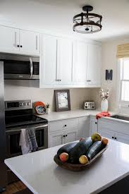 modern two tone painted kitchen