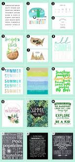 Learn summer vocabulary with these four sets of flashcards, with nice pictures, helpful for students. Roundup 38 Free Summer Printables Little Gold Pixel Summer Printables Free Summer Printables Free Printable Wall Art