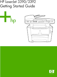 From this website, you can find find almost drivers for the dell, acer, lenovo, hp, sony, toshiba, amd, nvidia, etc manufacturers. Hp Laserjet 3390 3392 All In One Getting Started Guide Enww Laser Jet C00495192