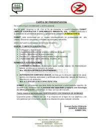 Carta De Presentacion Giamat Junio