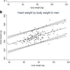Heart Weight As A Function Of Body Weight In Women And In