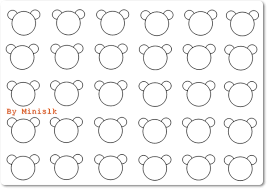 Bearcarons Bear Macarons Macaron Template Macarons Macaroon Template