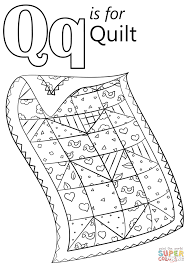 Letter Q Is For Quilt Coloring Page From Letter Q Category Select From 27830 Printable Cra Letter Q Crafts Kindergarten Coloring Pages Alphabet Coloring Pages