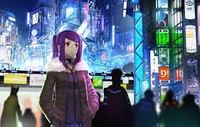 Download animated wallpaper, share & use by youself. Wallpaper Girl Night The City Future Fiction Neon Anime Art Cigarette Cyberpunk Red Eyes Anime Art Night Neon Cyberpunk Images For Desktop Section Igry Download