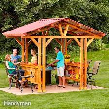 Backyard Landscaping Ideas For A Pit Master In 2021 Diy Gazebo Gazebo Plans Grill Gazebo