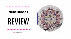 This book is in a printable pdf format so you can store it on your hard drive and print it as many times as you want. 100 Mandalas Limited Edition Dutch Coloring Book Review Youtube