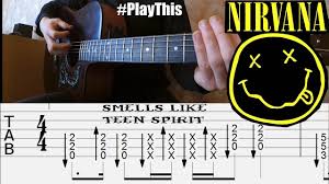 Nirvana Smells Like Teen Spirit аккорды на акустическую гитару Kak Igrat Nirvana Smells Like Teen Spirit Fingerstajl Taby Uroki Gitary Ot Playthis 25 Youtube