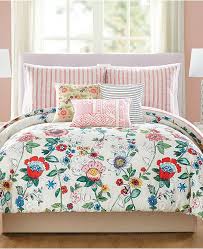 Vera Bradley Coral Floral 3 Pc Full Queen Comforter Set Reviews Bedding Collections Bed Bath Macy S
