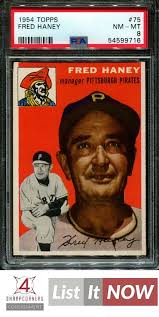 Auction Prices Realized Baseball Cards 1954 TOPPS Fred Haney