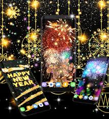 Happy new year 2021 gold 3d numbers with ribbons isolated on a transparent background. Happy New Year 2021 Live Wallpaper For Android Apk Download