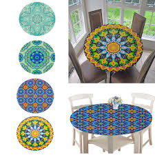 Shop wayfair for the best elastic round vinyl tablecloth. Waterproof Non Slip Round Table Cover Elastic Edged Table Cloth Shopee Philippines