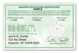 Maybe you would like to learn more about one of these? Hunter Education Northwest Texas Field Stream Association