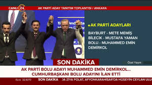 Erdoğan, Demirkol'u resmen ilan etti