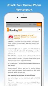 Get the unlocking code after the purchase of the service, you'll be sent the unlocking code on your email. Unlock Huawei Phone Unlocking360 Com Pour Android Telechargez L Apk