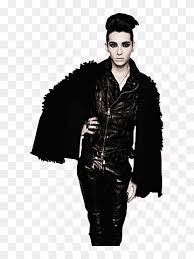 Bill kaulitz is famously known as the main singer of his band, tokio hotel. Bill Kaulitz Tom Kaulitz Tokio Hotel Guitarist Saturn Alice Cooper Black Hair Poster Guitarist Png Pngwing