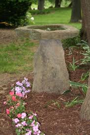 Bird Bath Well Cover Ideas Stone Birdbaths Stone Puddles Stone Puddles Vermont Bird Bath Garden Bird Bath Outdoor Gardens
