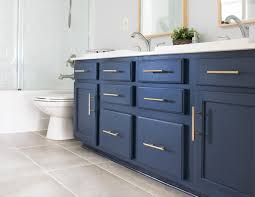 Lowe's has an assortment of modern bathroom vanities, rustic bathroom vanities and traditional vanities to complement your space. How To Paint A Bathroom Cabinet The Easy Way Craving Some Creativity