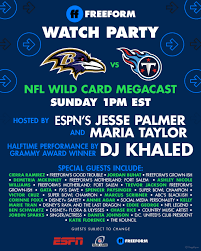 Palmer is a movie starring juno temple, justin timberlake, and june squibb. Watch The Baltimore Ravens Vs The Tennessee Titans 2021 Wild Card Megacast Sunday Freeform Updates