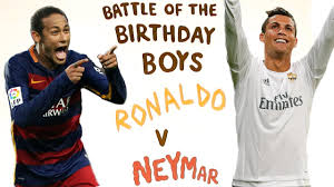 Cristiano ronaldo and neymar share a birthday: Neymar Vs Cristiano Ronaldo Face Off Timelapse Artwork Youtube