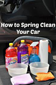 How To Spring Clean Your Car Spring Cleaning Hacks Spring Cleaning Cleaning Hacks