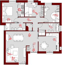 Progetto 100 Mq Architettura A Domicilio Planimetrie Dell Appartamento Planimetrie Di Case Progetto Di Appartamento
