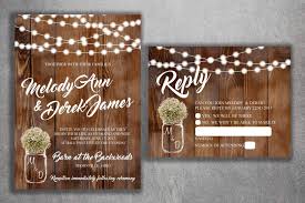 40 percent off on combined invitation & rsvp orders. Amazon Com Country Wedding Invitations Set Printed Rustic Wedding Invitation Burlap Kraft Wood Lights Outside Southern Mason Jar Barn Handmade