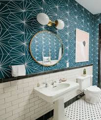 Learn everything you need to know before wallpapering your bathroom and then get inspired by 28 fearless and fun bathroom wallpaper ideas. Wallpaper For Walls Wallpaper Ideas For The Home Wall Wallpaper Tile Wallpaper Chasing Paper