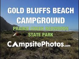 Gold bluffs beach campground (map). Prairie Creek Redwoods State Park Gold Bluffs Beach Campsite Photos