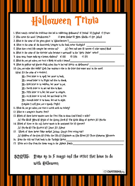 This conflict, known as the space race, saw the emergence of scientific discoveries and new technologies. 6 Halloween Trivia Worksheets And Games Tip Junkie