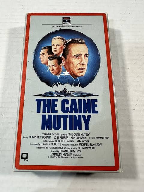 The Caine Mutiny - VHS Video Tape - Humphrey Bogart, Jose Ferrer