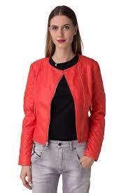 Guess Jacket Size L Pu Leather Fully Lined Quilted Trim Crew Neck W6122hmu005 Jackets Jackets For Women Clothes